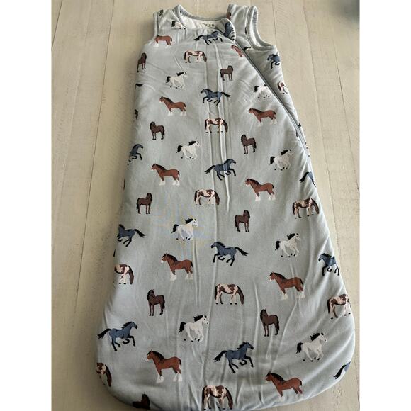 Kyte Baby Bamboo Size Small 2.5 TOG Sleep Sack EUC Horses - Picture 2 of 5